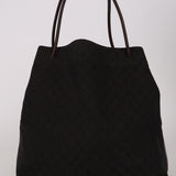 Gucci GG Denim Rolled Strap Tote