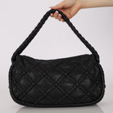 Chanel 2006 Lambskin Quilted Hidden Chain Hobo