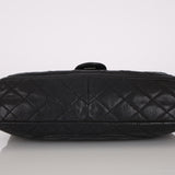 Chanel 2014 Black Soft Caviar Medium Single Flap Bag