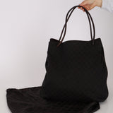 Gucci GG Denim Rolled Strap Tote