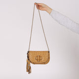 Rare Gucci Ostrich Chain 1947 Bag