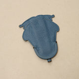 Bottega Veneta Blue Buffalo Leather Frog Coin Pouch