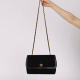 Chanel 1989 Jersey Single Flap 24K GP