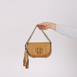 Rare Gucci Ostrich Chain 1947 Bag
