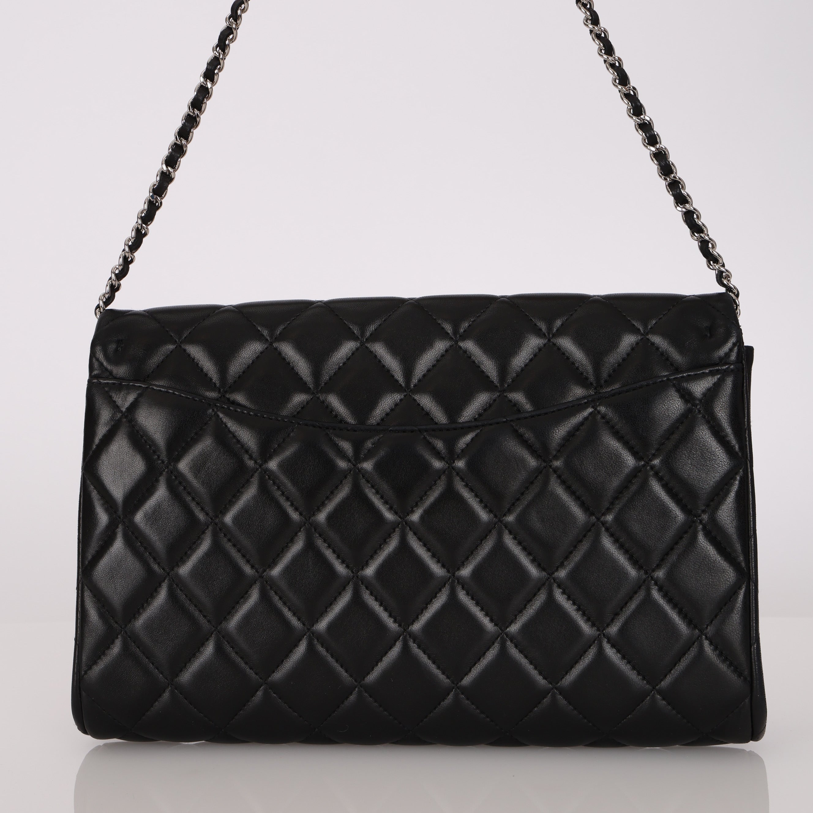 Chanel 2014 Quilted Lambskin Clutch on Chain