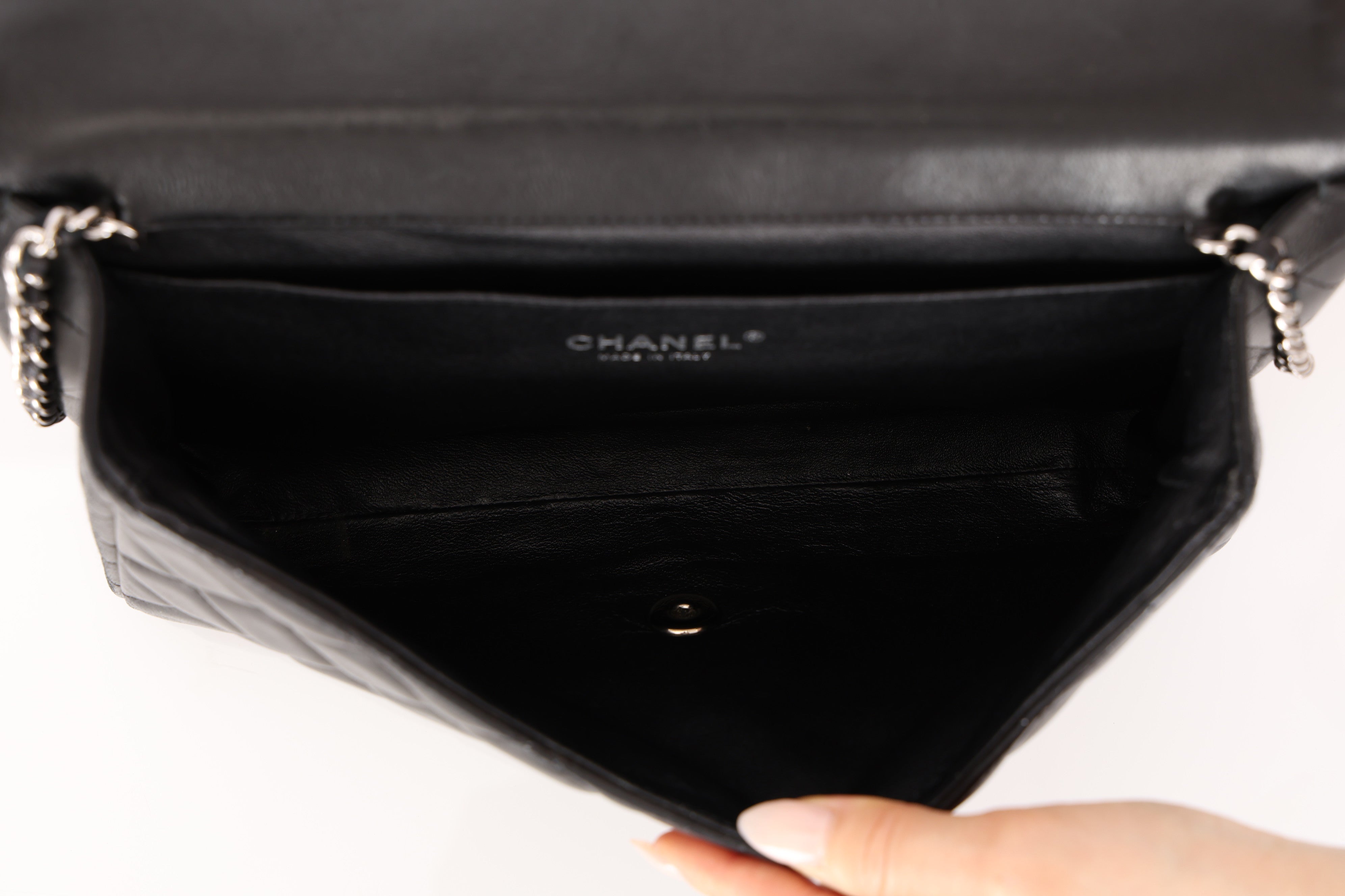 Chanel 2014 Quilted Lambskin Clutch on Chain