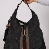 Gucci Tweed Webbed Jackie 1961 Bag