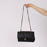 Chanel 1991 Lambskin Medium Classic Double Flap 24K GP