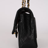 Chanel 1991 Lambskin Medium Classic Double Flap 24K GP