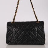 Chanel 1991 Lambskin Medium Classic Double Flap 24K GP