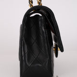 Chanel 1991 Lambskin Medium Classic Double Flap 24K GP