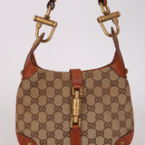 Gucci GG Canvas Nailhead Jackie Bag