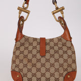 Gucci GG Canvas Nailhead Jackie Bag