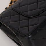 Chanel 1991 Lambskin Medium Classic Double Flap 24K GP