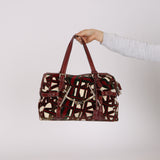 Gucci 85th Anniversary Web Boston Bag