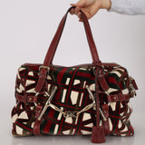 Gucci 85th Anniversary Web Boston Bag