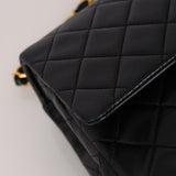 Chanel 1991 Lambskin Medium Classic Double Flap 24K GP