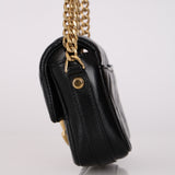 Chanel XL CC Logo Mini Flap Shiny Calfskin 2021 AGHW