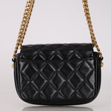 Chanel XL CC Logo Mini Flap Shiny Calfskin 2021 AGHW