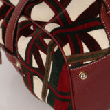 Gucci 85th Anniversary Web Boston Bag