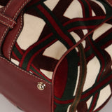 Gucci 85th Anniversary Web Boston Bag