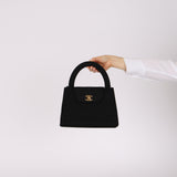 Ultra-Rare Chanel 1998 Black Rope Kelly