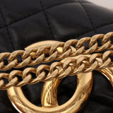 Chanel XL CC Logo Mini Flap Shiny Calfskin 2021 AGHW