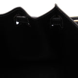 Ultra-Rare Hermès 1962 Noir Box Top Handle Kelly 20 Sellier GHW