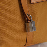 Hermès 2021 Sesame Toile Goeland and Swift Cargo Picotin 18 PHW