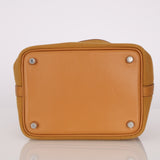 Hermès 2021 Sesame Toile Goeland and Swift Cargo Picotin 18 PHW