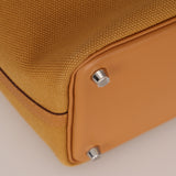 Hermès 2021 Sesame Toile Goeland and Swift Cargo Picotin 18 PHW