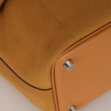 Hermès 2021 Sesame Toile Goeland and Swift Cargo Picotin 18 PHW