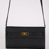 Hermès 2017 Noir Chevre Kelly Togo GHW