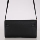 Hermès 2017 Noir Chevre Kelly Togo GHW
