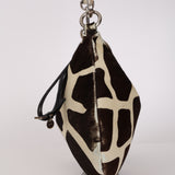Prada Giraffe Print Ponyhair Shoulder Bag