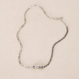 Dior Logo Block Necklace