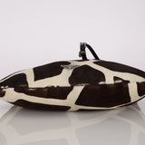 Prada Giraffe Print Ponyhair Shoulder Bag