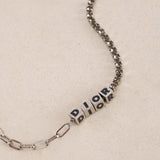 Dior Logo Block Necklace