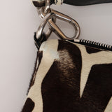 Prada Giraffe Print Ponyhair Shoulder Bag