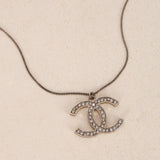 Chanel 2012 CC Rhinestone Necklace
