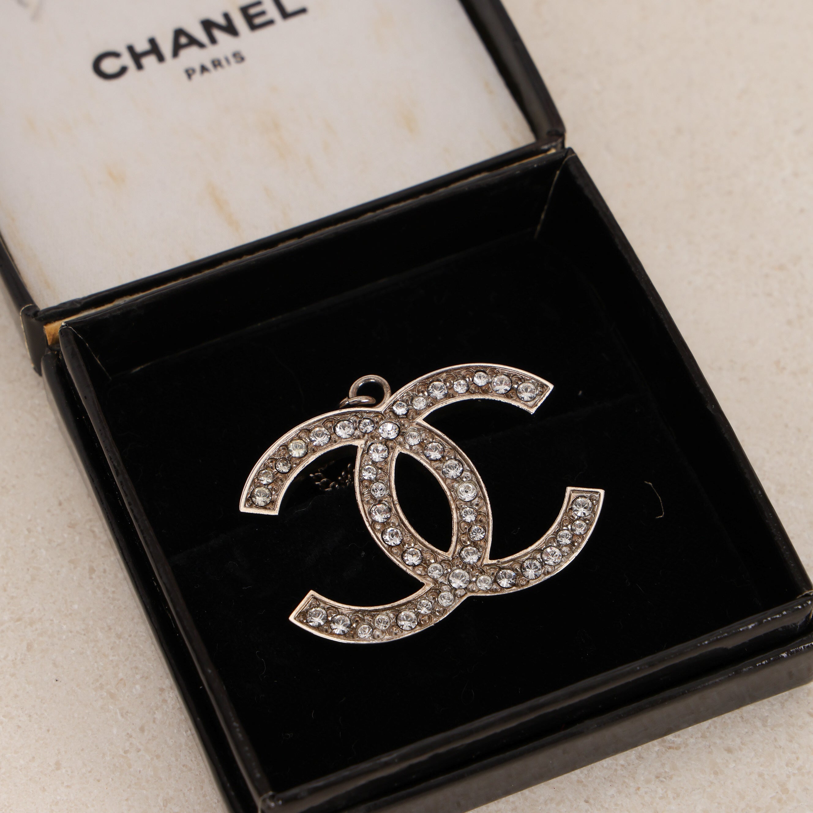Chanel 2012 CC Rhinestone Necklace