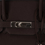 Hermès 2008 Chocolat Togo Birkin 35 Retourne PHW