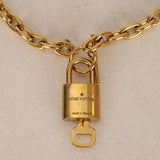 Louis Vuitton Lock and Key Necklace
