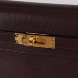 Hermès 2023 Rouge Sellier Chèvre Chamkila Kelly Elan GHW