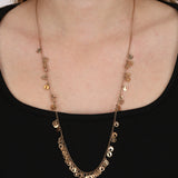 Dior Repeating Coins Logo Necklace