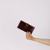 Hermès 2004 Rouge H Niloticus Crocodile Bearn Long Wallet GHW