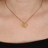 Dior Denim Pendant Necklace