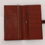 Hermès 2004 Rouge H Niloticus Crocodile Bearn Long Wallet GHW