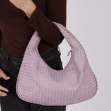 Bottega Veneta Lilac Intrecciato Medium Hobo