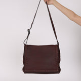 Bottega Veneta Buffalo Full Flap Messenger Bag